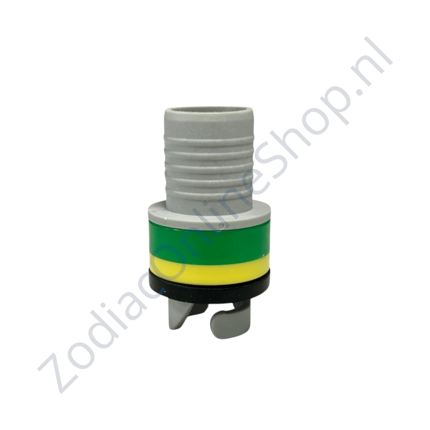 Adapter voor rubberbootventiel verstelbaar