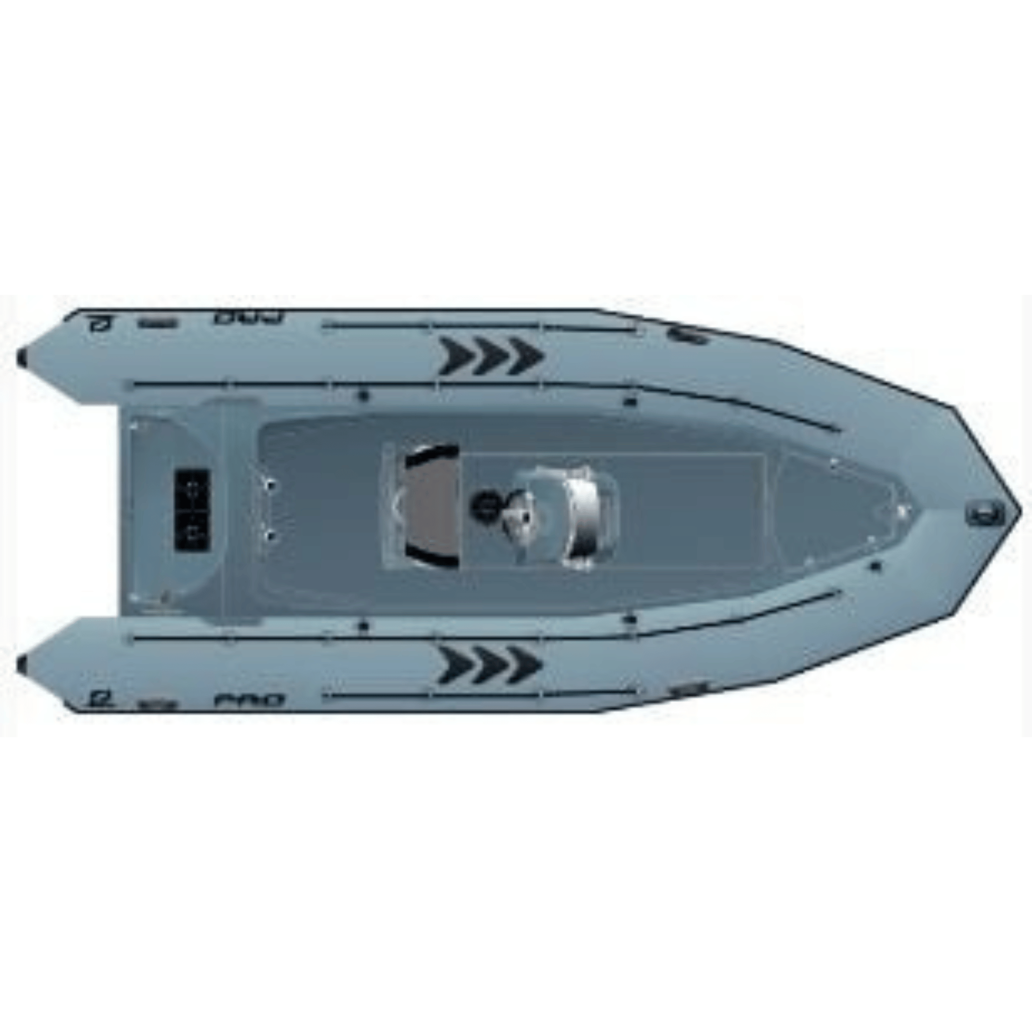Tube Zodiac PRO 650 & PRO 15 MAN RIB - Grijs Neopreen Hypalon doek