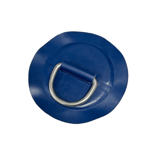 Z2314 - D-ring 53mm rond, blauw PVC materiaal