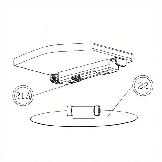 Z60519 - zitplank 95cm - modellen vanaf 2005 tm 2014 - grijs - Quickfit