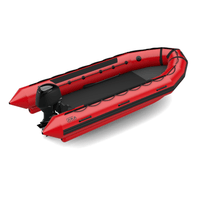 heavy-duty werkboot AKA Marine F53H-C 5,30 m Neopreen Hypalon rood 