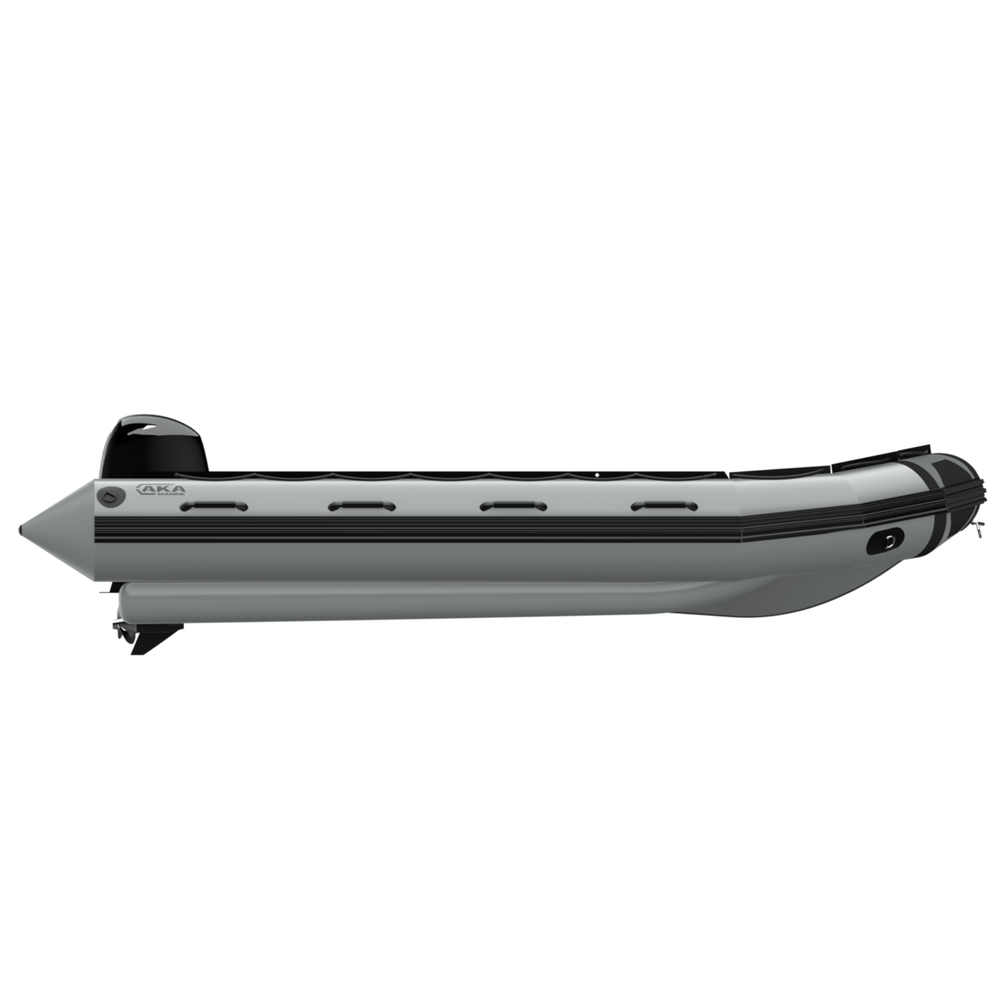 AKA Marine F59H-C 5,85m-neopreen-hypalon-grijs -heavy-duty-werkboot