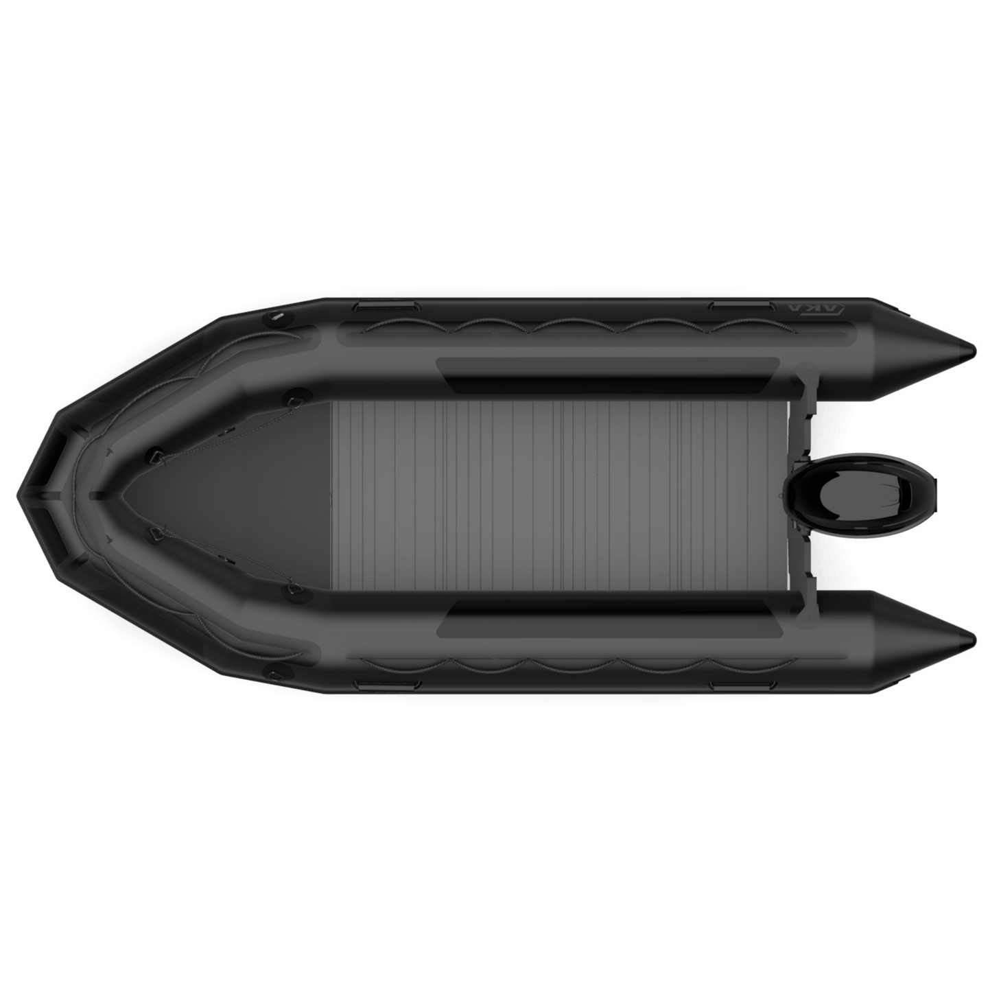 AKA Marine F43H-C 4,30 m Neopreen Hypalon zwart heavy-duty werkboot