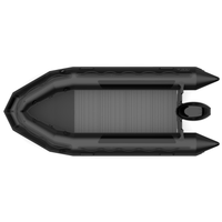 AKA Marine F43H-C 4,30 m Neopreen Hypalon zwart heavy-duty werkboot