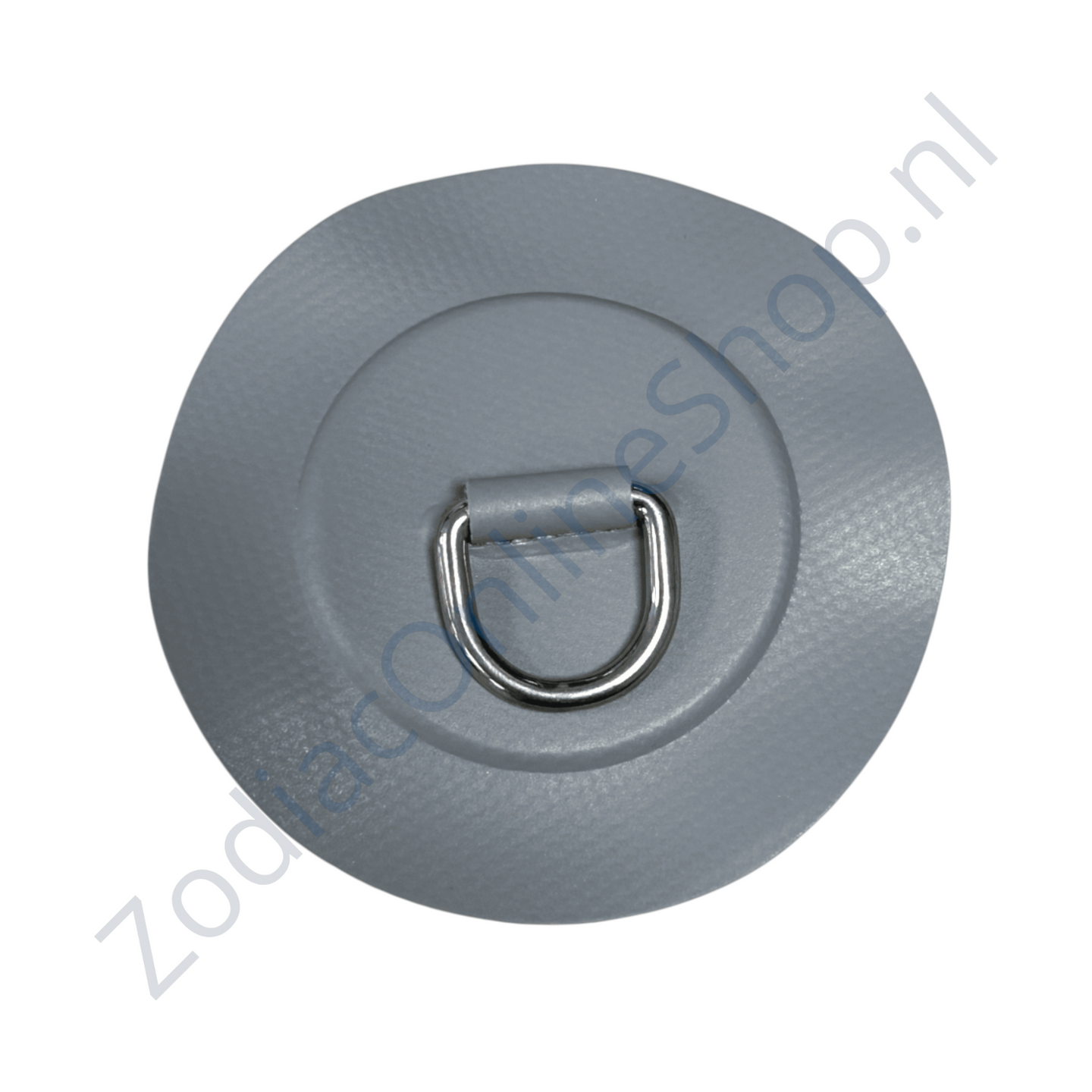Z2710 D-ring 25mm medium grijs pvc ronde patch