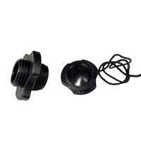 Z61928 Zodiac opzetventiel zwart met afsluitdop