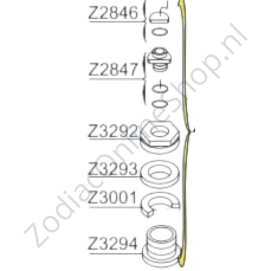 Z3001 - pakking ventiel neopreen