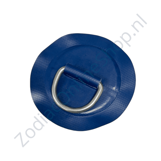 Z2314 - D-ring 53 mm tondo, materiale PVC blu