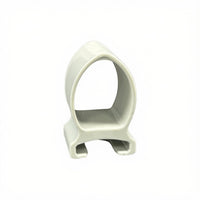 Grijze Zodiac Online Shop Z2815 peddelclip voor rubberboten, geschikt voor peddels met een diameter van 3,5 cm.
