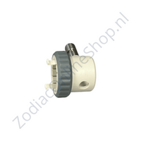 Zodiac Roeidol met RVS pin - grijs