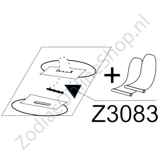 Z3083 - fissaggio panca per modelli Cadet più vecchi