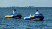 Zodiac Nomad aluminium tender RIBs in het water